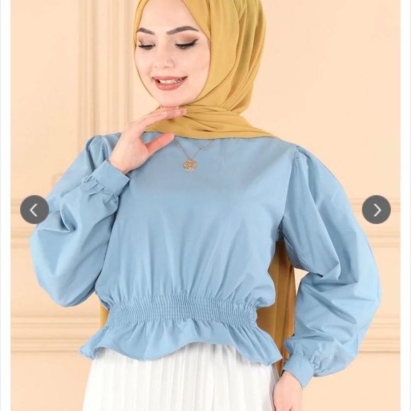 Plaid maxi skirt with long sleeve crop top size small - Picture 6 of 8